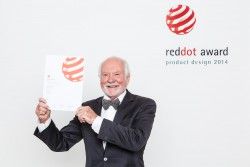 Grant Mackintosh with Red Dot Award