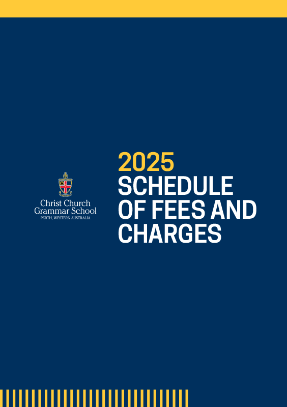 CCGS Schedule of Fees and Charges 2025 CCGS Christ Church Grammar School